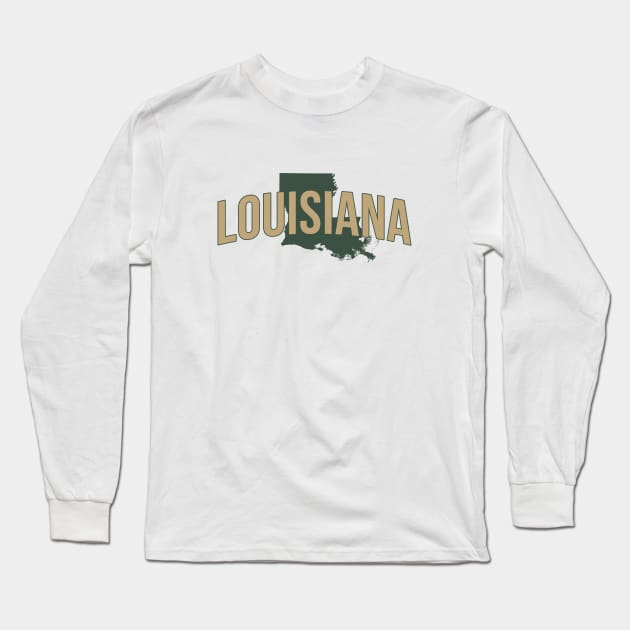 Louisiana Long Sleeve T-Shirt by Novel_Designs